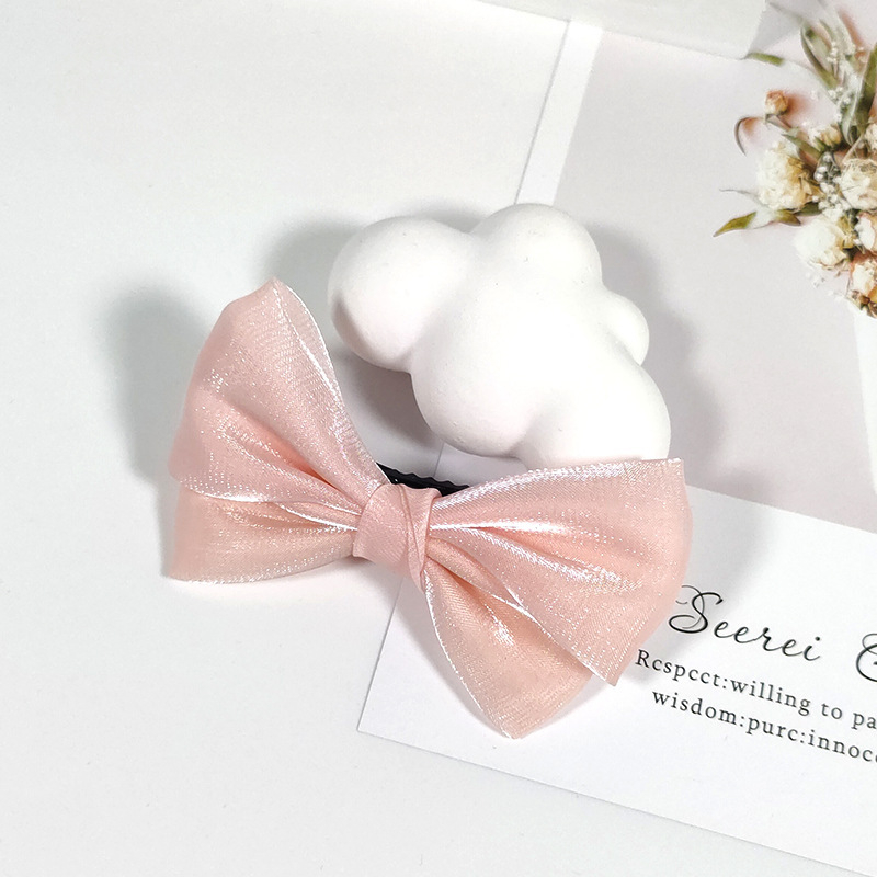 Kẹp tóc nơ đơn cho bé gái dễ thương