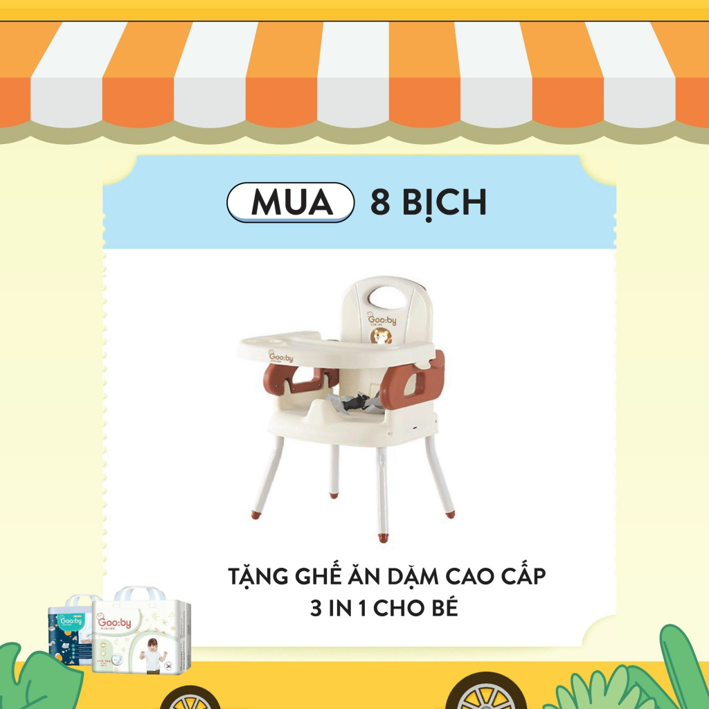 Tã Bỉm Gooby Hàn Quốc Cao Cấp size dán/quần NB/S/M/L/XL/XXL
