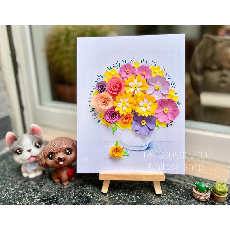 Thiệp handmade 3D- size 15x19cm