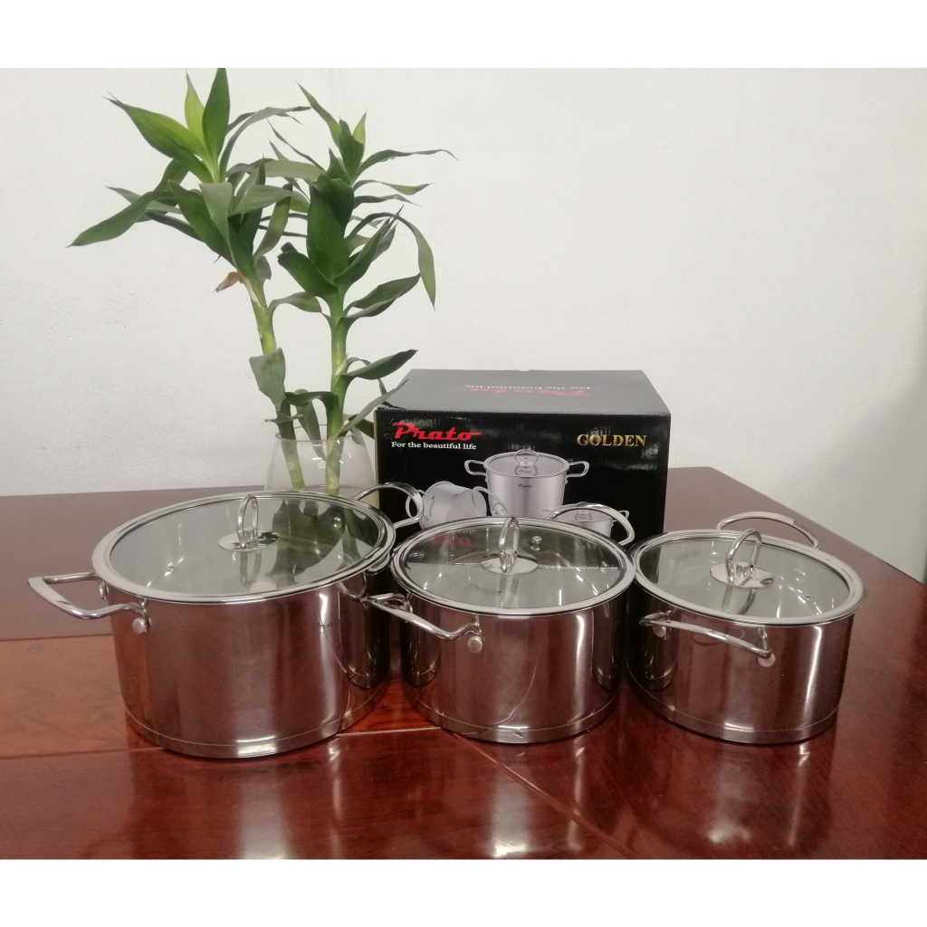 Bộ nồi 3 món Prato Golden