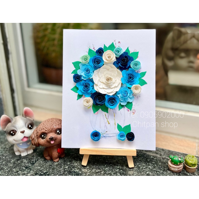 Thiệp handmade 3D- size 15x19cm