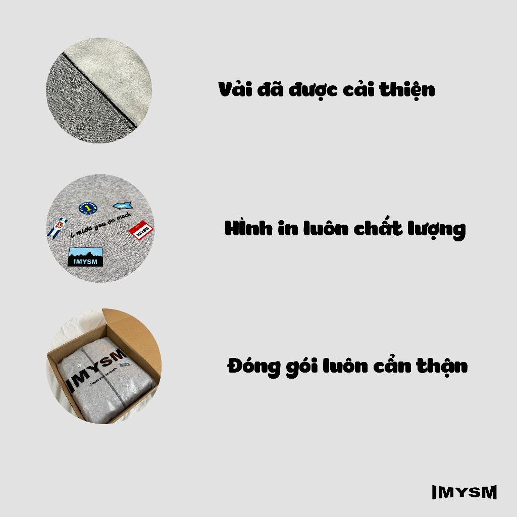 Áo CHÍNH HÃNG Zip Hoodie IMYSM Vacation- CÓ TÚI TRONG- Xám