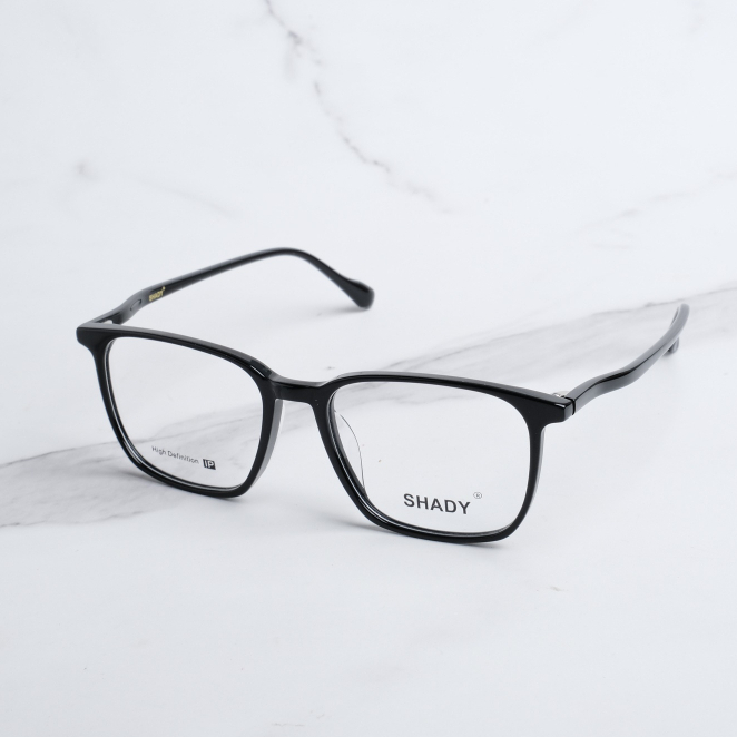 Gọng Kính Cận Nhựa Acetate Cao Cấp Shady Unisex G2637 (Nhiều Màu)