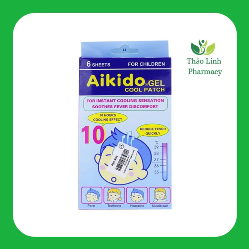 DÁN HẠ SỐT EM BÉ AKIDO