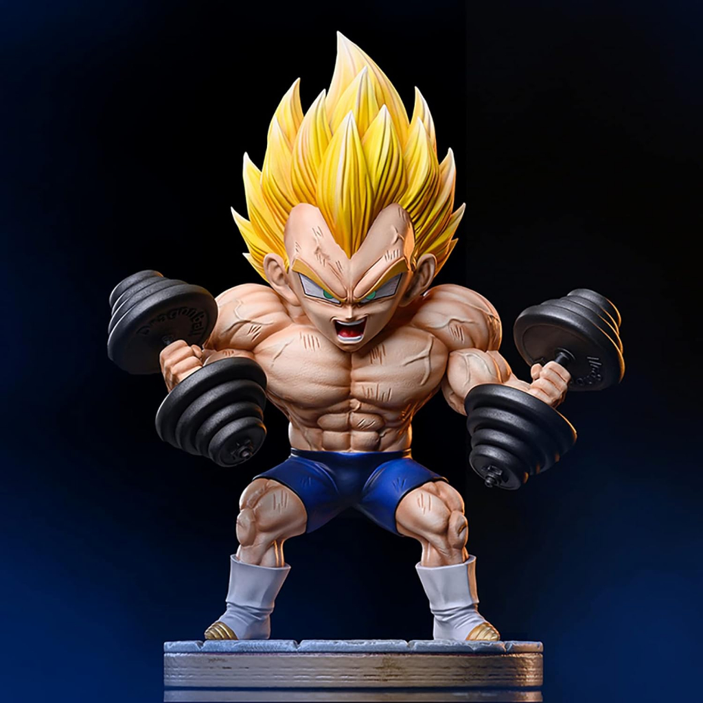 Mô hình đồ chơi trẻ em Vegeta 17cm tập gym Dragon Ball