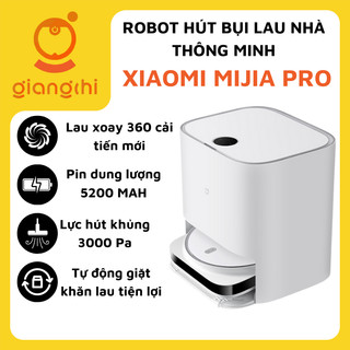 Xiaomi Mijia Pro Robot hút bụi lau nhà, Xiaomi Mijia SC Pro - giặt giẻ tự động lau xoáy mạnh mẽ STYTJ06ZHM