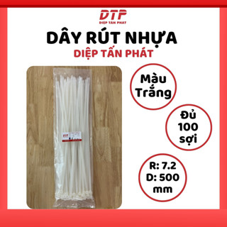 Túi 100 Sợi Dây Rút Nhựa Diệp Tấn Phát 50cm - 7.2x500mm
