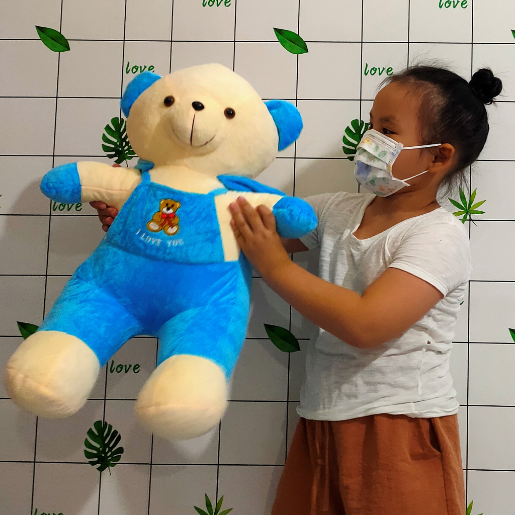 [TẶNG GẤU BÔNG CÀ RỐT] GẤU BÔNG TEDDY  LÔNG MỊN CAO CẤP (60cm)