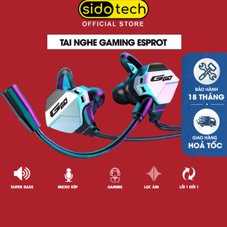 Tai nghe gaming cho điện thoại SIDOTECH G11 có mic chơi PUBG mobile / FF / ROS / Tốc chiến mic rời 360