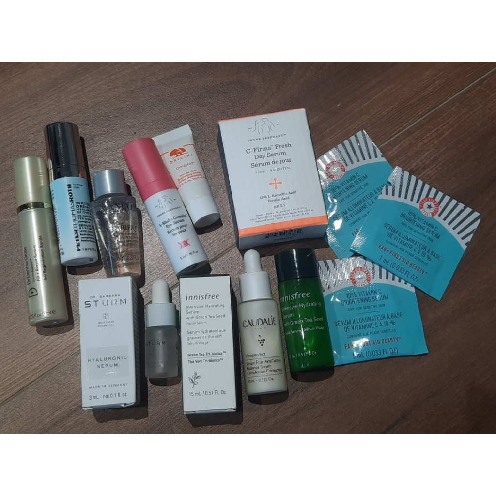 Serum dưỡng da của các thương hiệu nổi tiếng
