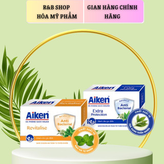 Aiken  Xà Phòng Sạch Khuẩn Chiết Xuất Bạc Hà -- Trà Xanh 90G