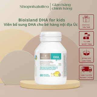 Viên uống bổ sung DHA BIO ISLAND cho trẻ(hàng nội địa Úc)