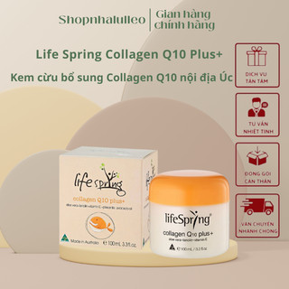 Kem dưỡng da thai cừu collagen, CoQ10 Life spring hộp 100ml (hàng nội địa Úc)