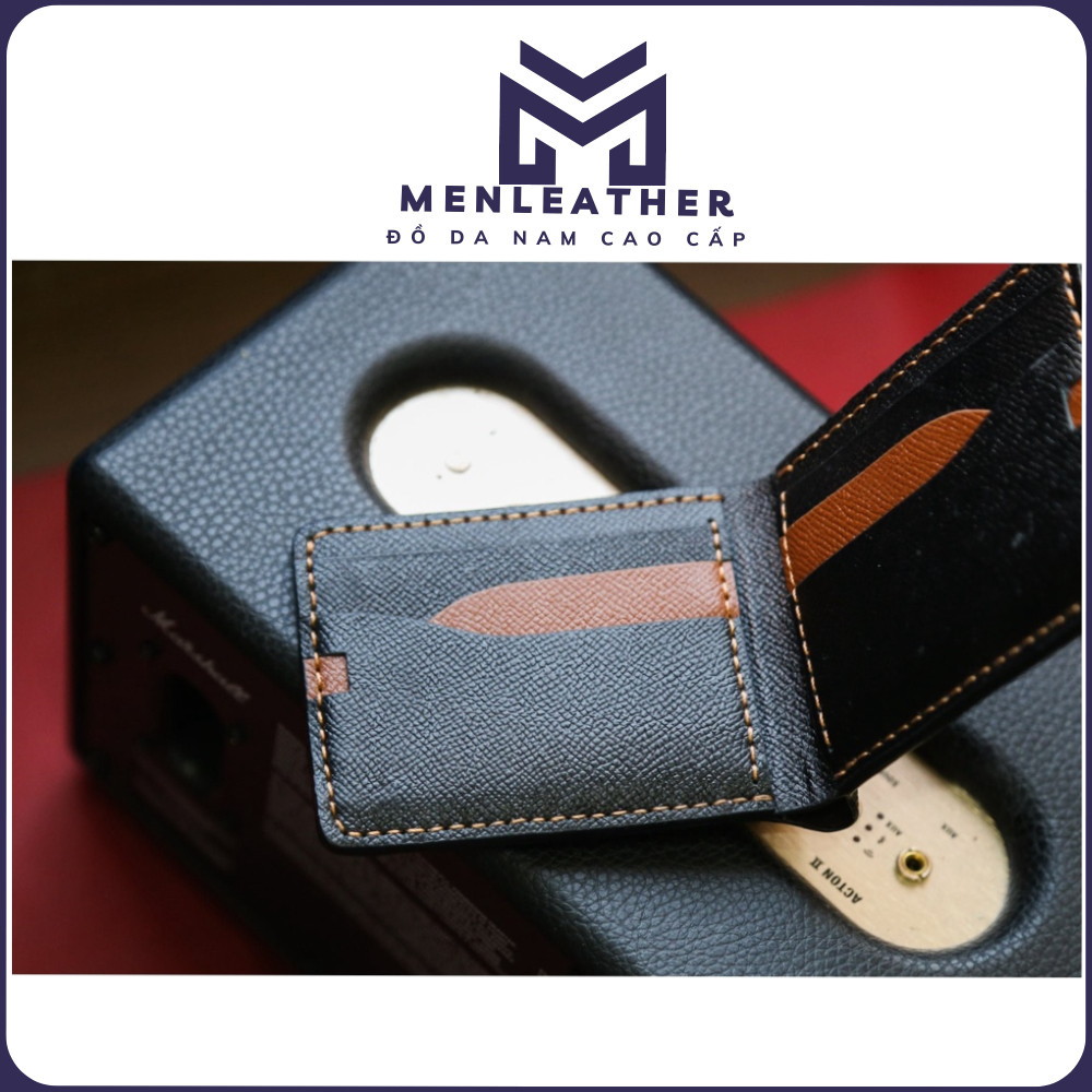 Ví ngang nam da bò ESPOM nhập khẩu nhỏ gọn tiện dụng VN36-Bảo hành 12 tháng