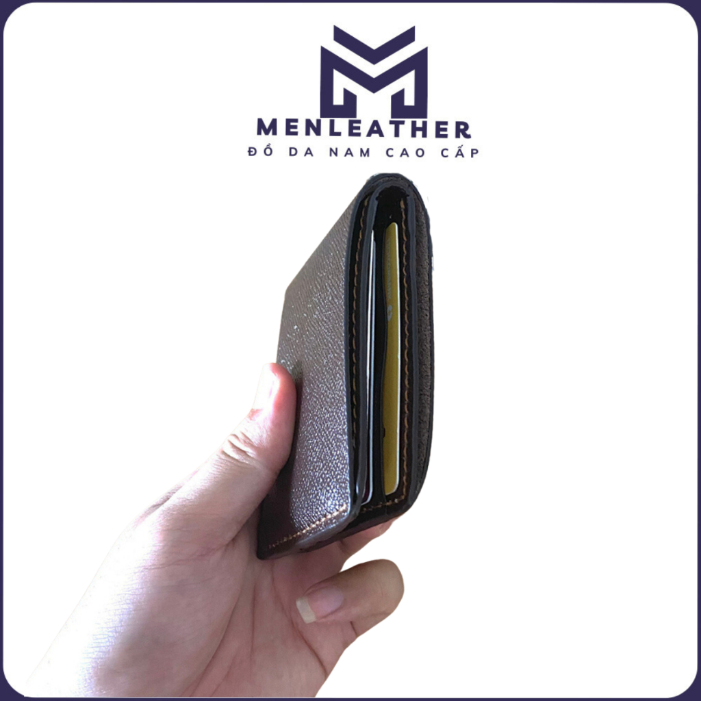 Ví ngang nam da bò ESPOM nhập khẩu nhỏ gọn tiện dụng VN36-Bảo hành 12 tháng