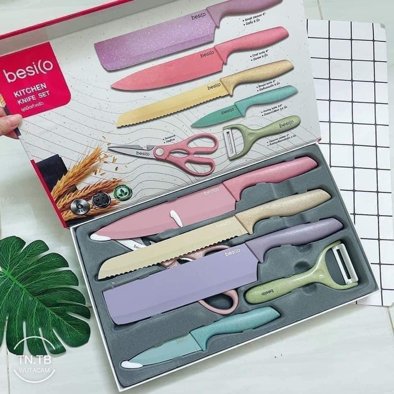 Sét bộ dao besico 6 món Thái Lan