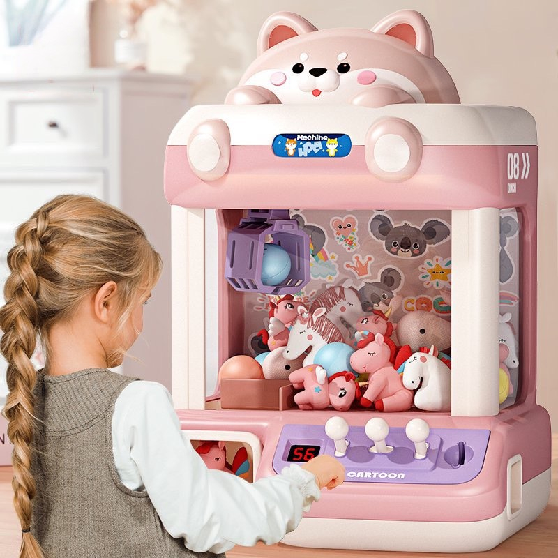 Đồ Chơi Trẻ Em Máy Gắp Thú Bông Mini Kích Thước Lớn, Có Nhạc Có Đèn - Đồ Chơi Phát Triển Trí Tuệ Thông Minh Cho Trẻ