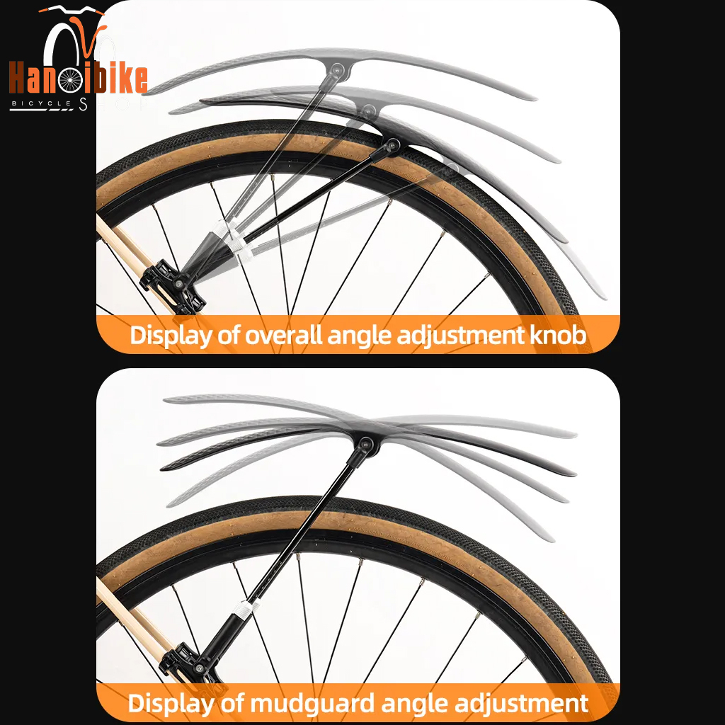 Chắn bùn SAU kẹp khung RockBros sử dụng cho xe đạp Road, Touring, Fixed Gear