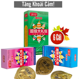Bao Cao Su Runbo Bi Gai Râu Hộp 6 Cái (CHÍNH HÃNG), Dòng Bcs Siêu Gai Cho Nàng Cực Đã Đê Mê Lên Đỉnh