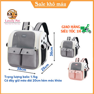 Balo vận chuyển cho chó mèo thú cưng - Balo đựng chó mèo tiện dụng giá rẻ