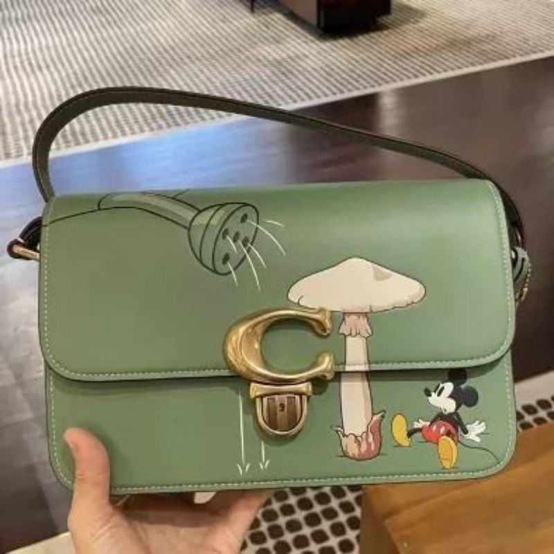 TÚI DISNEY X COACH STUDIO MICKEY MOUSE AND WATERING