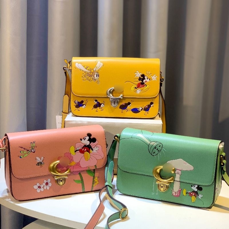 TÚI DISNEY X COACH STUDIO MICKEY MOUSE AND WATERING