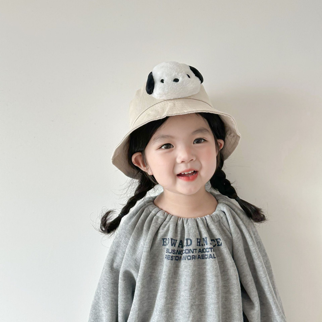 Mũ vành cho bé họa tiết hoạt hình, mũ vành cho bé đáng yêu, mũ che nắng, cho bé 3-8 tuổi, Shopbena