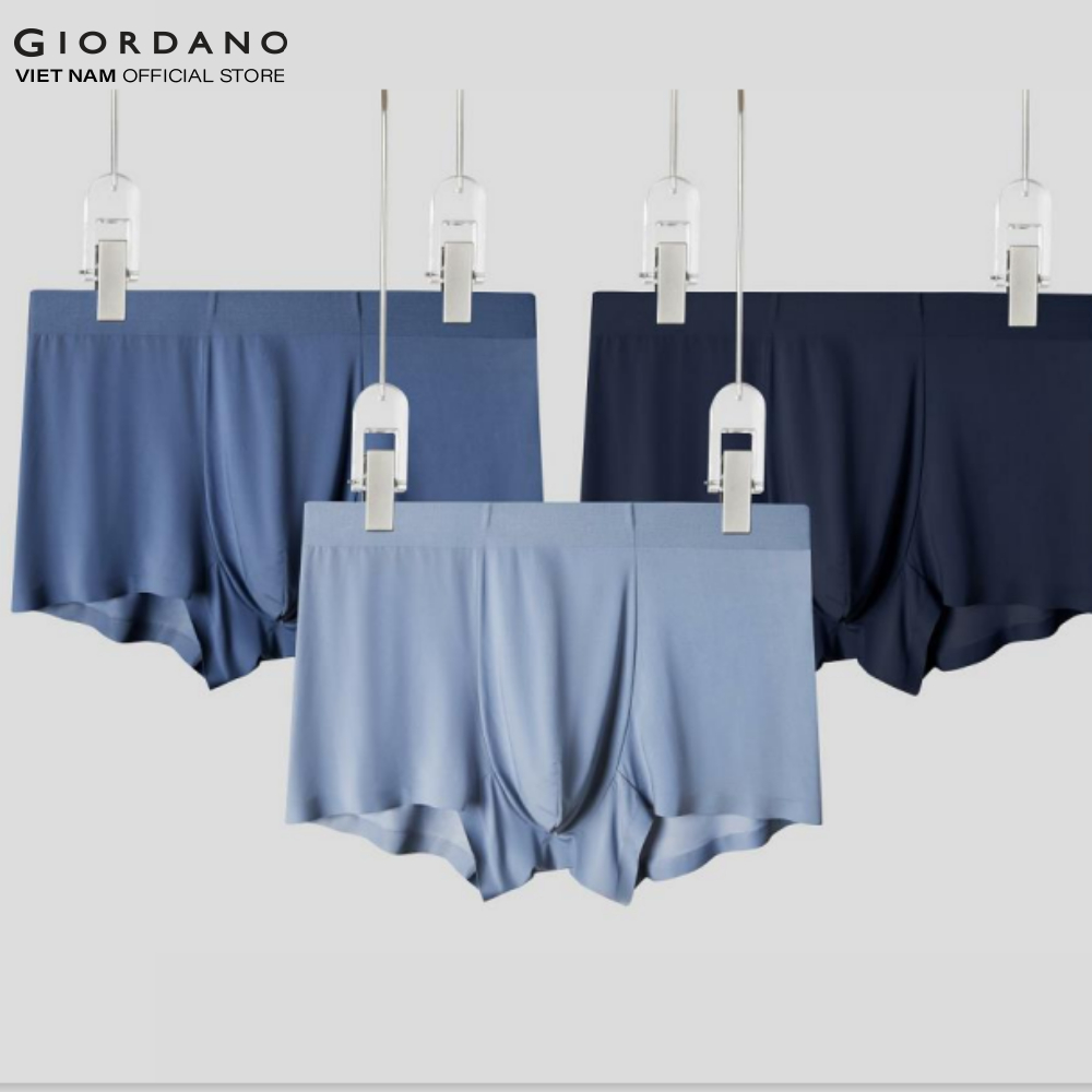 Bộ 3 Quần Lót Nam Ice Silk Men's Trunk Giordano 01172202