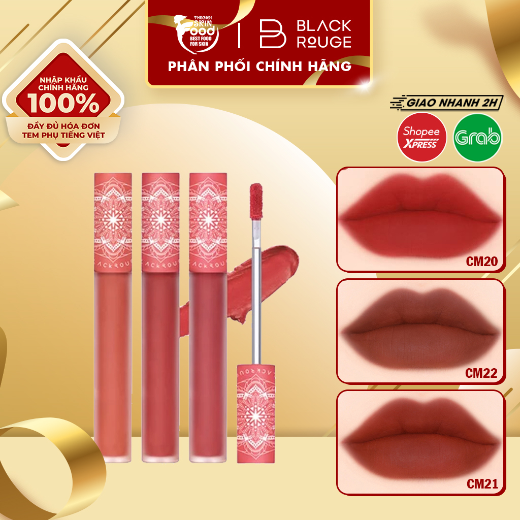 Son Kem Lì, Mịn Môi Black Rouge Cream Matt Rouge 3 5g