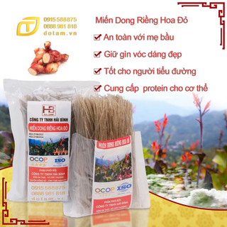 Gói 200G Miến dong riềng hoa đỏ dai ngon