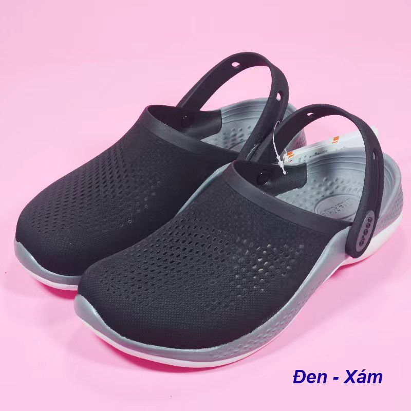 ☘ Dép Crocs Loại 3.2 Literide Epsilon Người Lớn Và Trẻ Em  - Dép Sục TN Medical