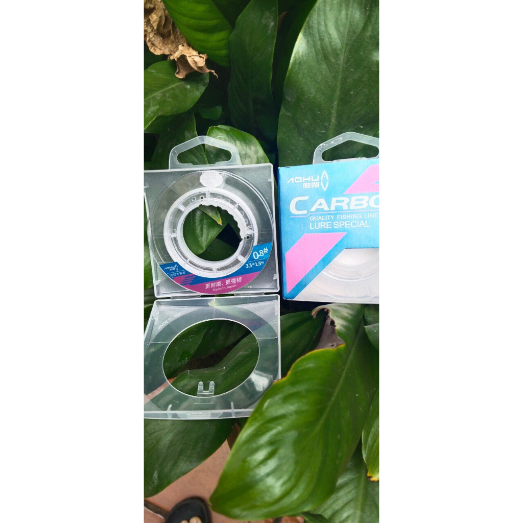 Dây Cước Carbon cao cấp AOHU 50m Chuyên làm thẻo câu cá, dây cước thẻo carbon Aohu 50m