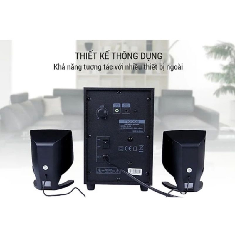 Loa Microlab M108 - Hàng Chuẩn Chính Hãng Bảo Hành 12 Tháng