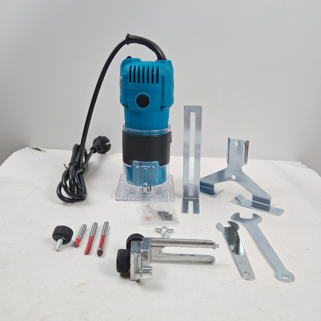 Máy soi gỗ 3706, Máy phay, máy soi gỗ cầm tay,soi alu cầm tay mũi 1/4, công suất cao 800w