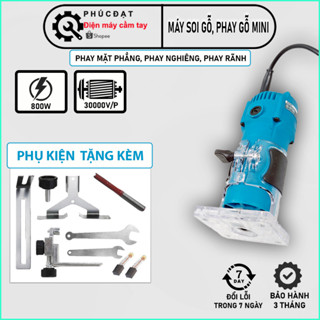 Máy soi gỗ 3706, Máy phay, máy soi gỗ cầm tay,soi alu cầm tay mũi 1/4, công suất cao 800w