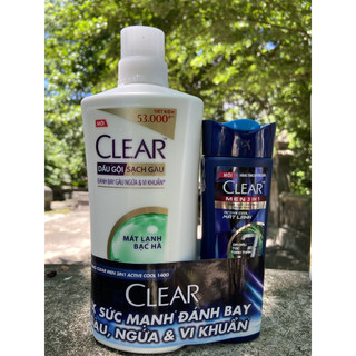 Dầu gội Clear - Clear Men 630g tặng kèm clear men 140g - Dầu gội thảo dược