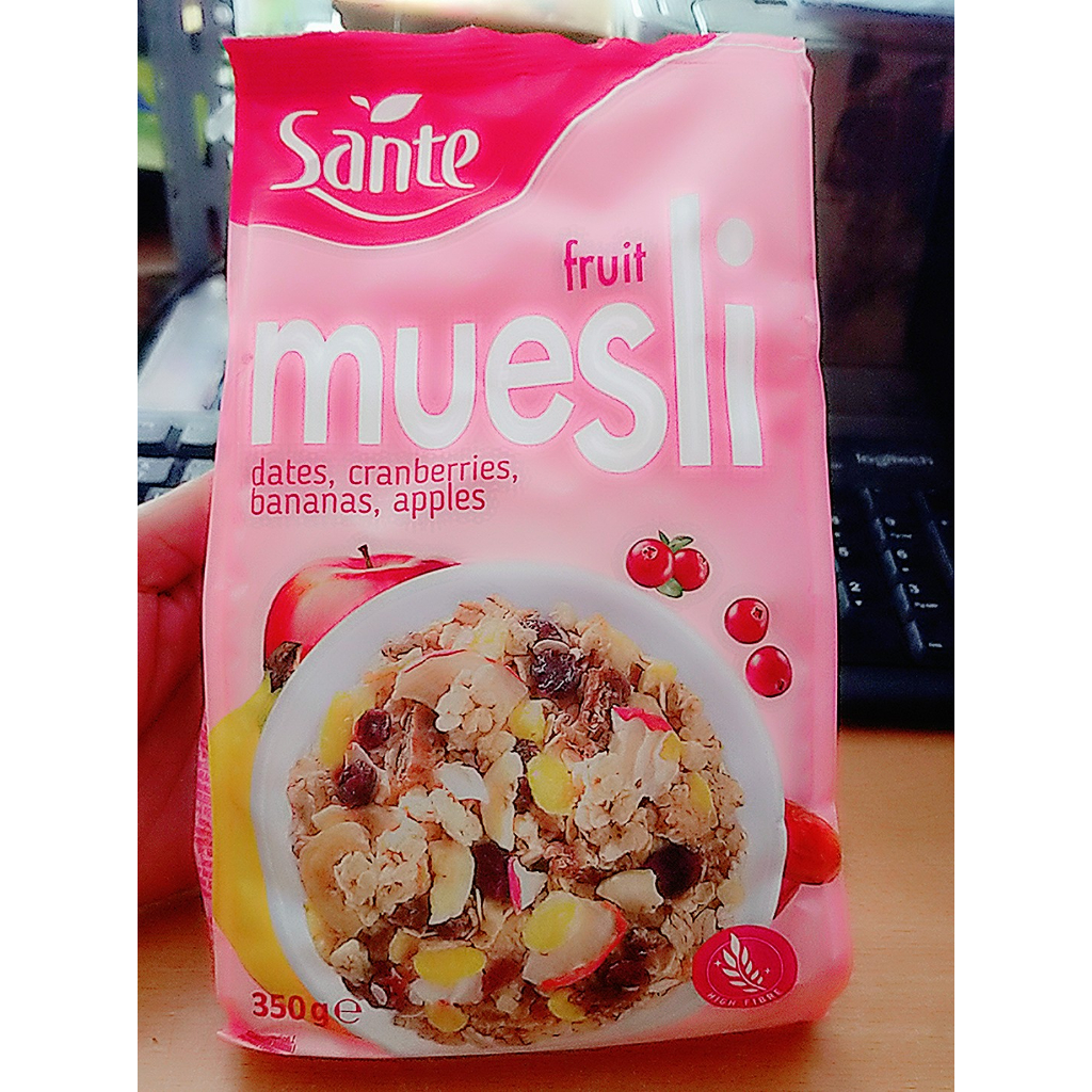 Ngũ cốc dinh dưỡng Sante Granola & Muesli 300gr&350gr - Date 03/2024
