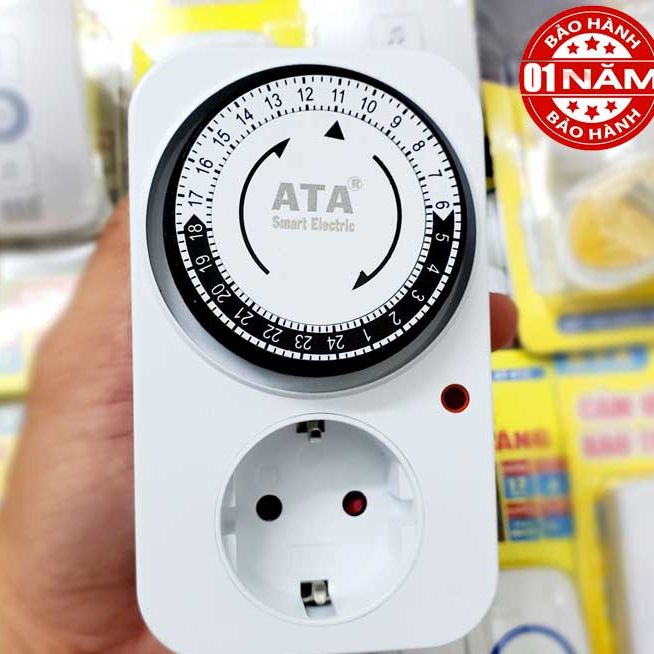 Ổ CẮM HẸN GIỜ CƠ ATA AT-24A