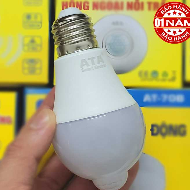 Bóng đèn cảm ứng led ATA 09W (Bóng LED tiết kiệm điện siêu sáng)