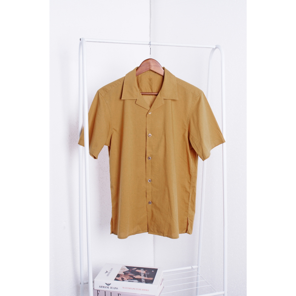 Áo sơ mi UniQ form rộng tay ngắn	A3330