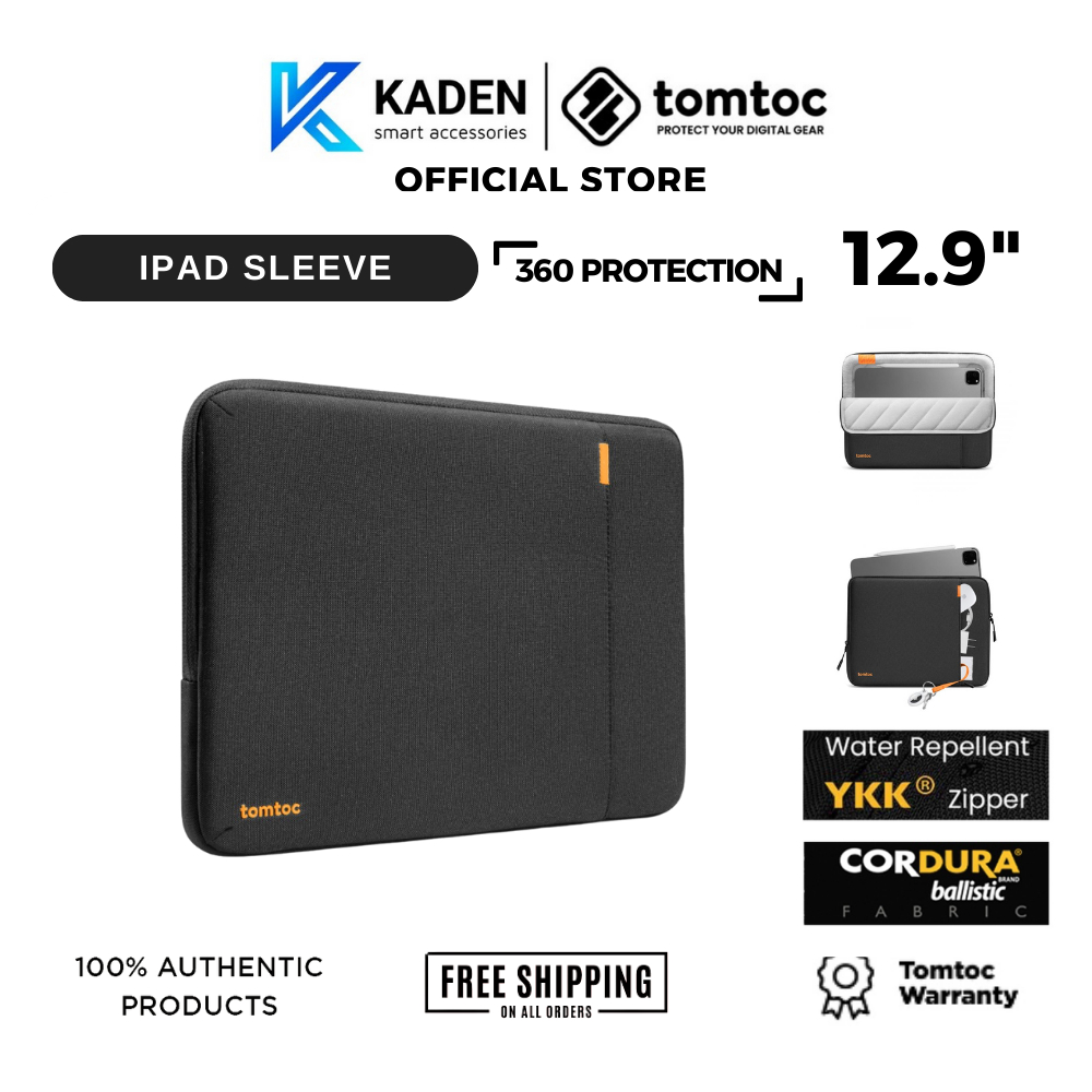 Túi Chống Sốc Tomtoc (Usa) 360 Protective Tablet Sleeve For 12.9-Inch Ipad Pro M2/M1 – A13B3 - Hàng chính hãng