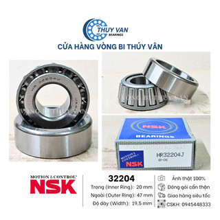 Vòng bi bạc đạn đũa côn 32204 32205 32206 32207 32208 32209 hãng nsk