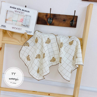 Khăn sữa xô MUSLIN cho bé