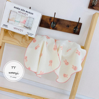 Khăn sữa xô MUSLIN cho bé