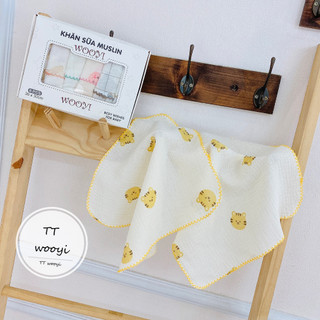 Khăn sữa xô MUSLIN cho bé