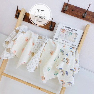 Khăn sữa xô MUSLIN cho bé