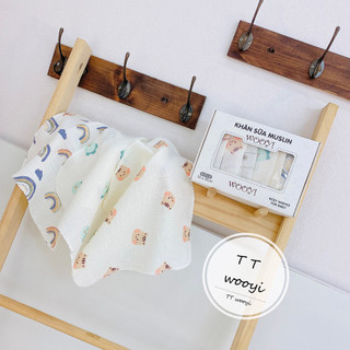 Khăn sữa xô MUSLIN cho bé