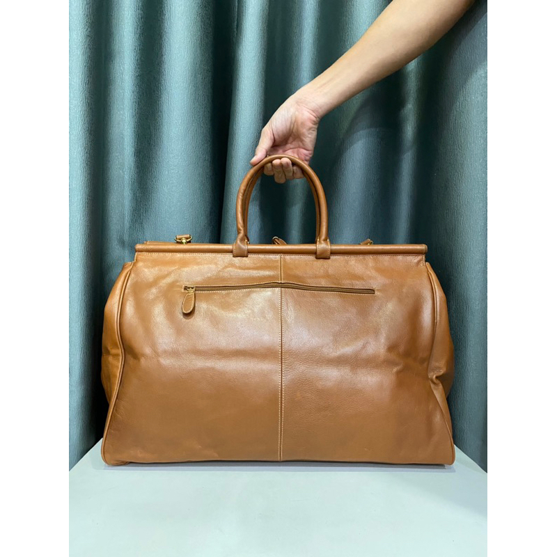 Túi du lịch LUNA BORSHA của Ý dáng bir.kin da bò mộc