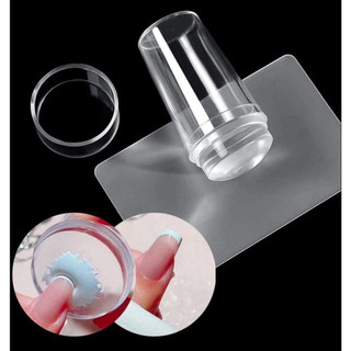 Con dấu silicon in móng tay trong suốt