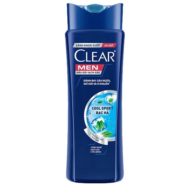 Dầu gội Clear - Clear Men 630g tặng kèm clear men 140g - Dầu gội thảo dược